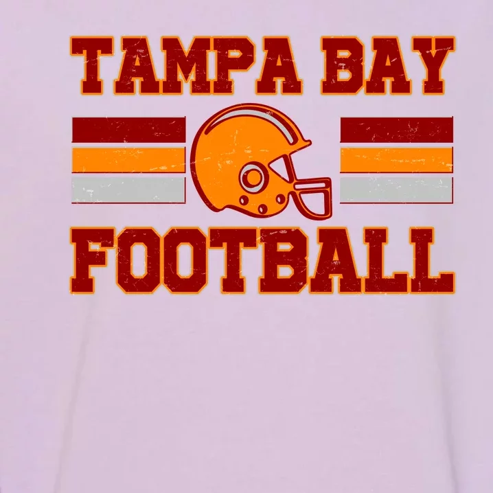 Tampa Bay Florida Football Fan Football Helmet Garment-Dyed Sweatshirt