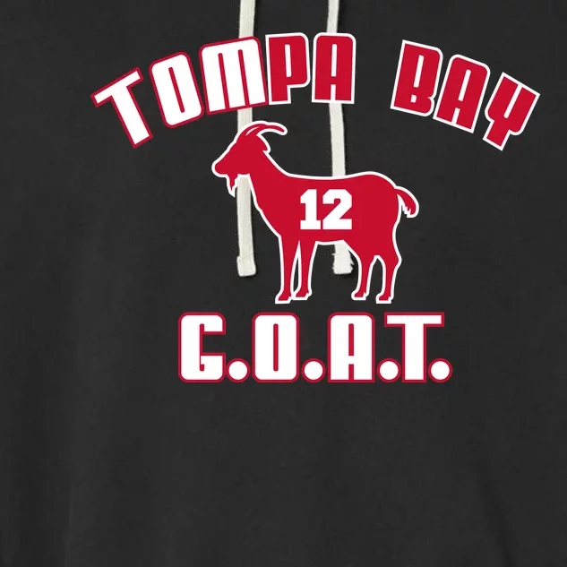 Tampa Bay Florida Football G.O.A.T. Goat Football Garment-Dyed Fleece Hoodie