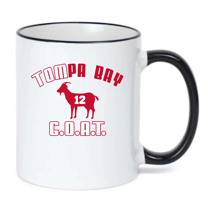 Tampa Bay Florida Football G.O.A.T. Goat Football Black Color Changing Mug