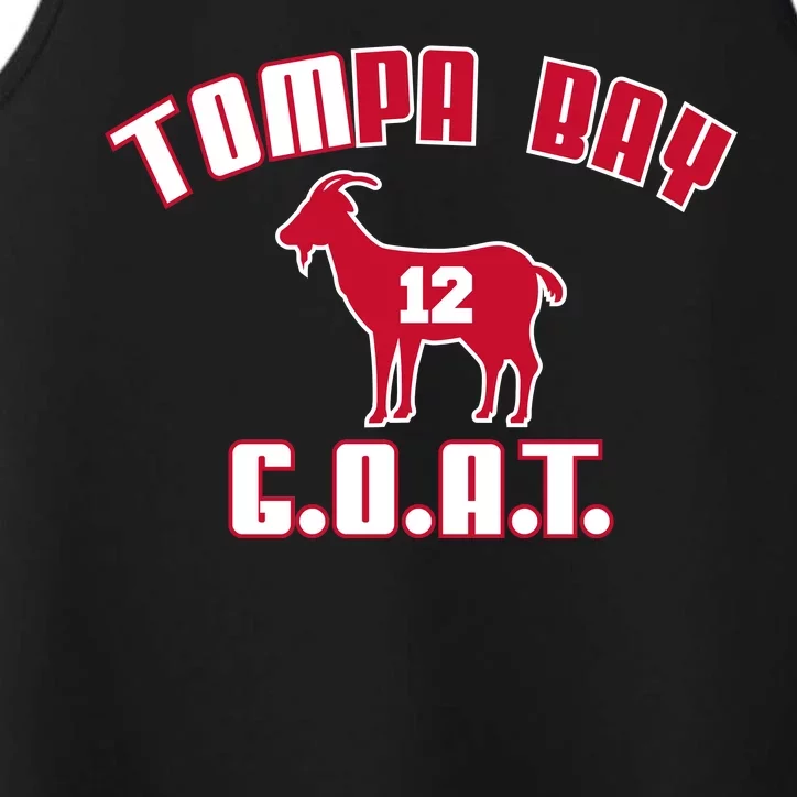 Tampa Bay Florida Football G.O.A.T. Goat Football Performance Tank