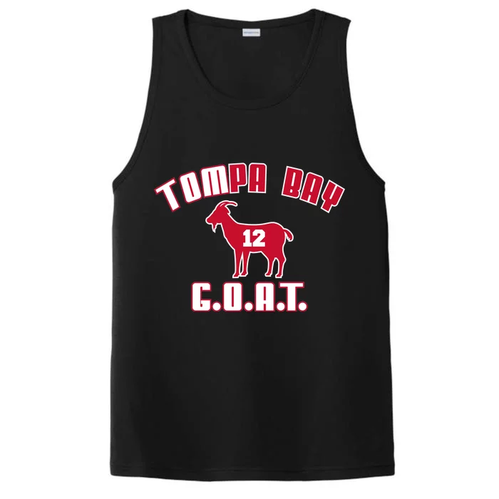 Tampa Bay Florida Football G.O.A.T. Goat Football Performance Tank