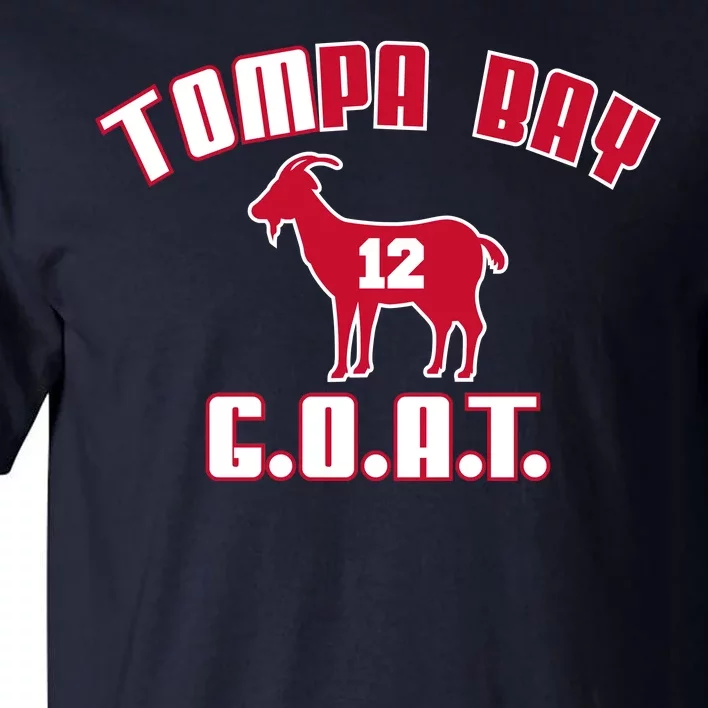 Tampa Bay Florida Football G.O.A.T. Goat Football Tall T-Shirt