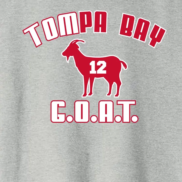 Tampa Bay Florida Football G.O.A.T. Goat Football Women's Crop Top Tee