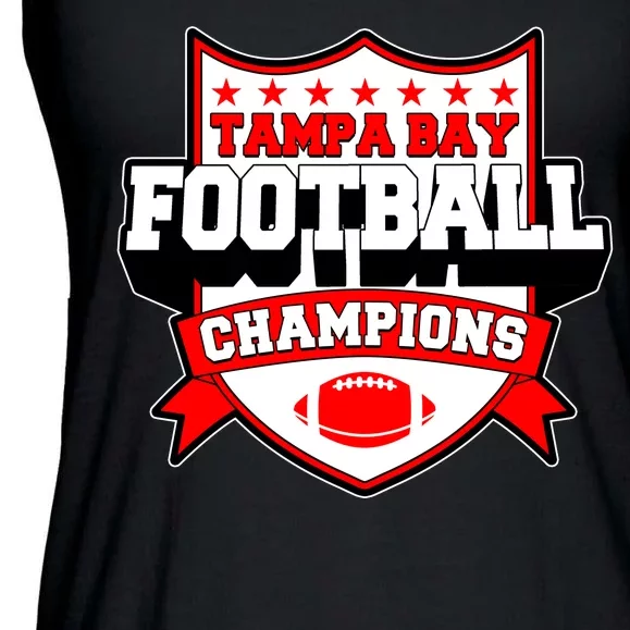 Tampa Bay Football Champions Sports Fan Ladies Essential Flowy Tank