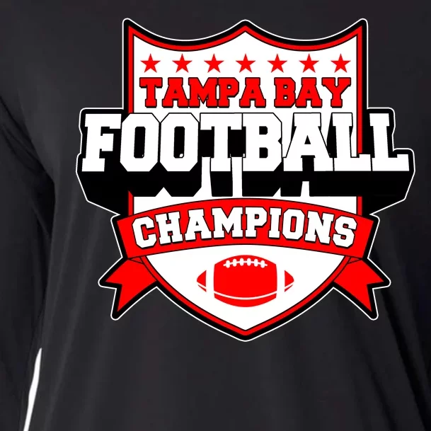 Tampa Bay Football Champions Sports Fan Cooling Performance Long Sleeve Crew