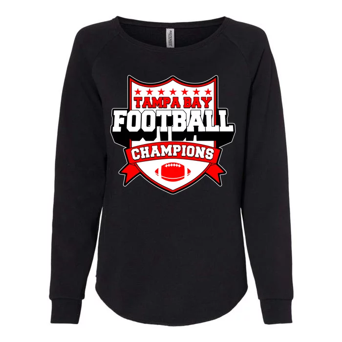 Tampa Bay Football Champions Sports Fan Womens California Wash Sweatshirt