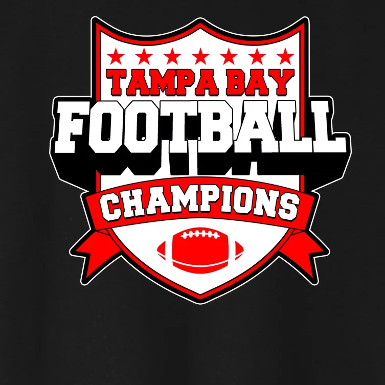 Tampa Bay Football Champions Sports Fan Women's Crop Top Tee