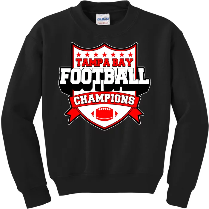 Tampa Bay Football Champions Sports Fan Kids Sweatshirt