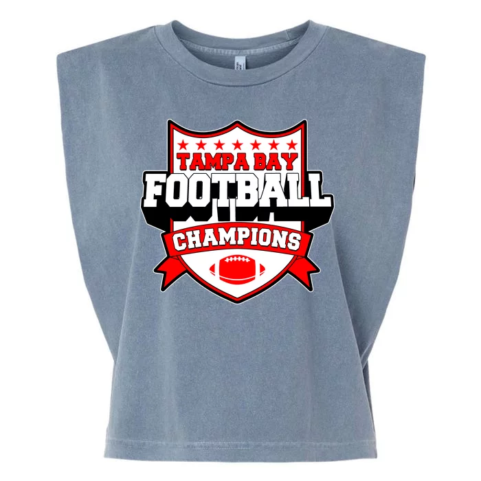 Tampa Bay Football Champions Sports Fan Garment-Dyed Women's Muscle Tee