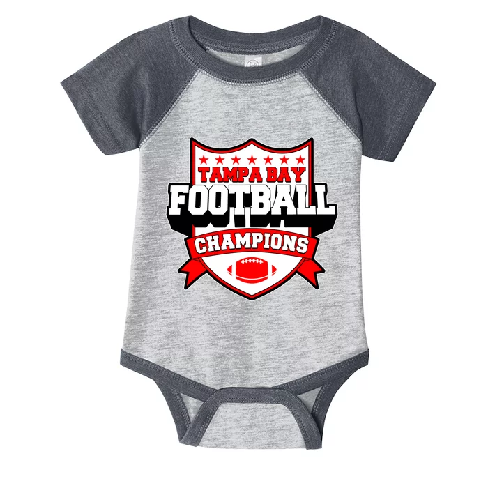 Tampa Bay Football Champions Sports Fan Infant Baby Jersey Bodysuit