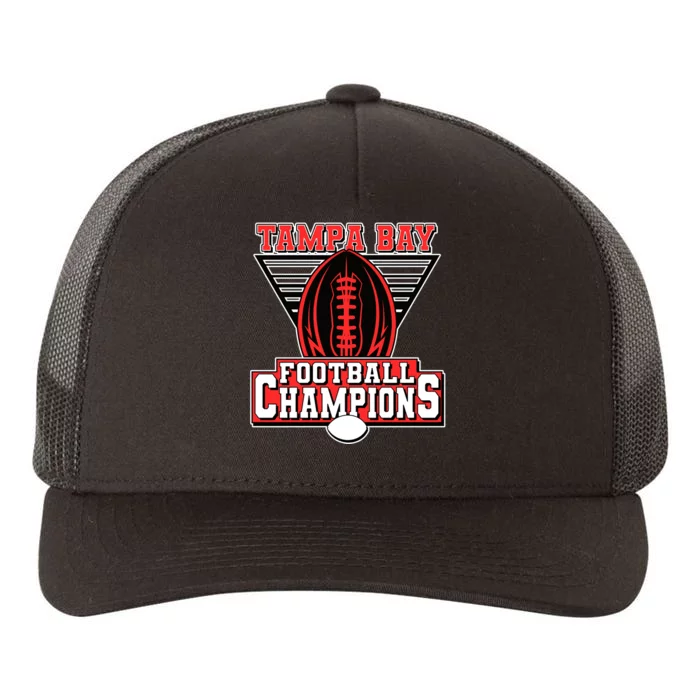 Tampa Bay Football Champions Sports Fans Yupoong Adult 5-Panel Trucker Hat