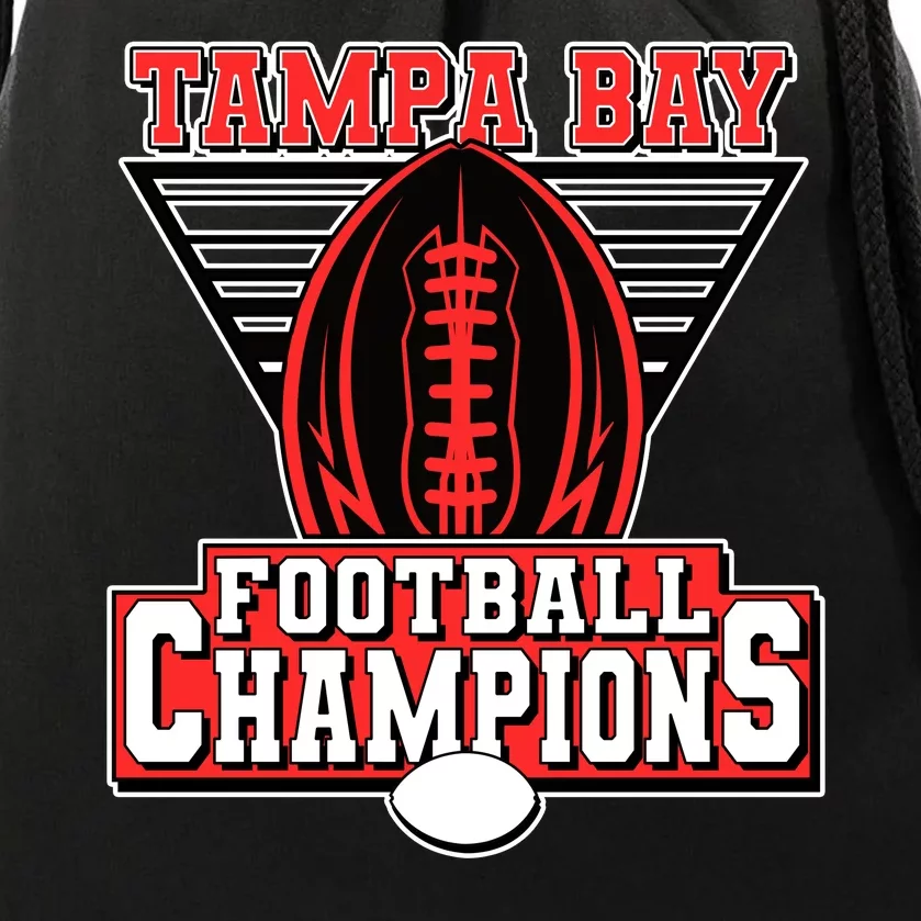 Tampa Bay Football Champions Sports Fans Drawstring Bag