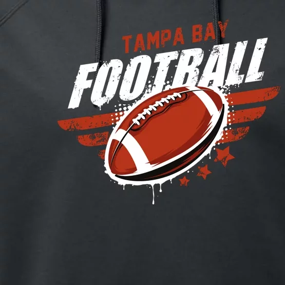 Tampa Bay Football Distress Performance Fleece Hoodie