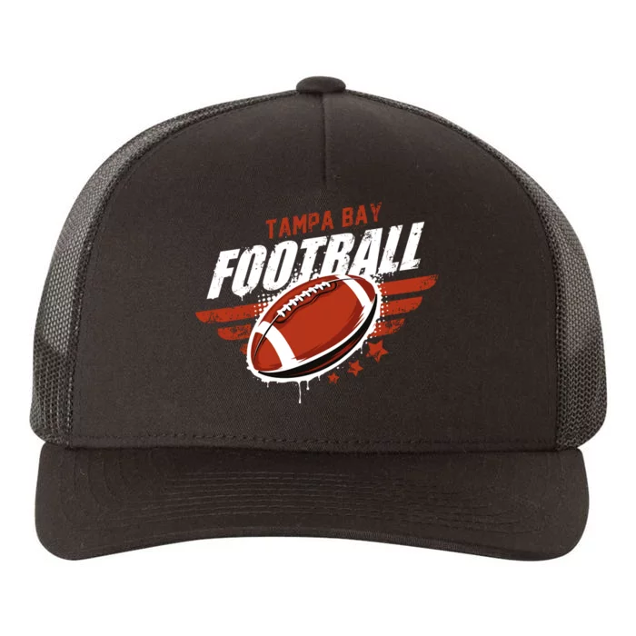 Tampa Bay Football Distress Yupoong Adult 5-Panel Trucker Hat