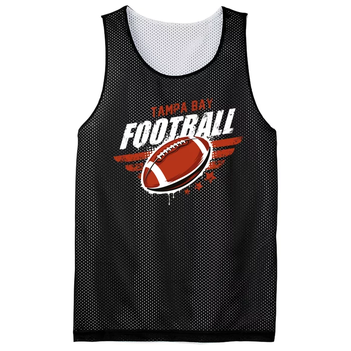 Tampa Bay Football Distress Mesh Reversible Basketball Jersey Tank