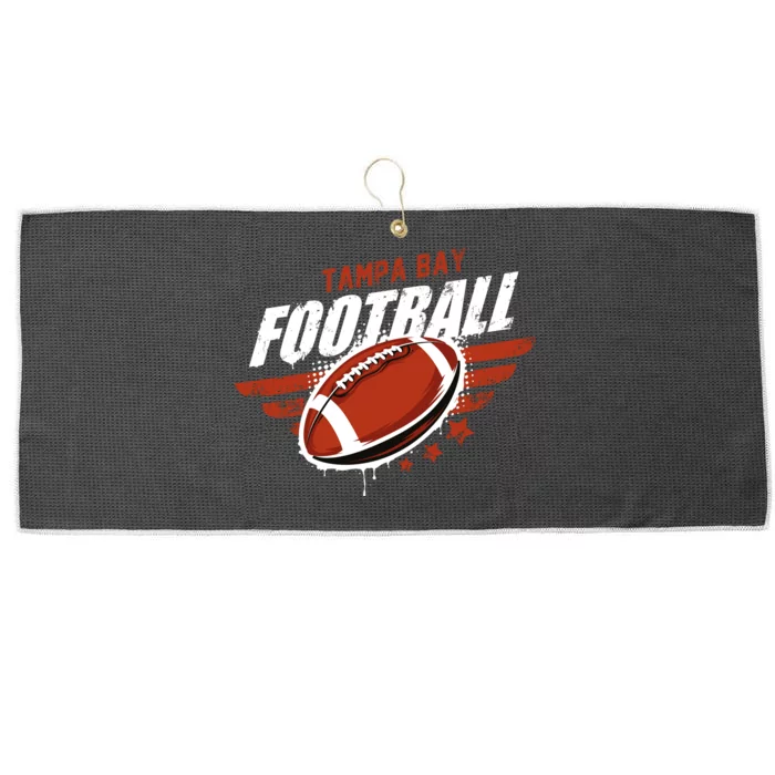 Tampa Bay Football Distress Large Microfiber Waffle Golf Towel