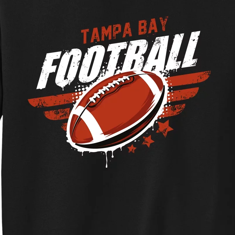 Tampa Bay Football Distress Tall Sweatshirt