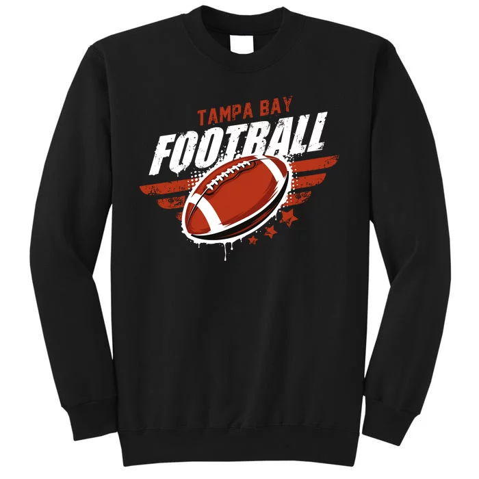 Tampa Bay Football Distress Tall Sweatshirt