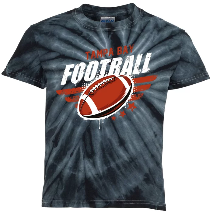 Tampa Bay Football Distress Kids Tie-Dye T-Shirt