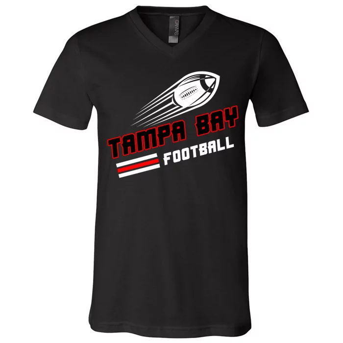 Tampa Bay Football Fan V-Neck T-Shirt