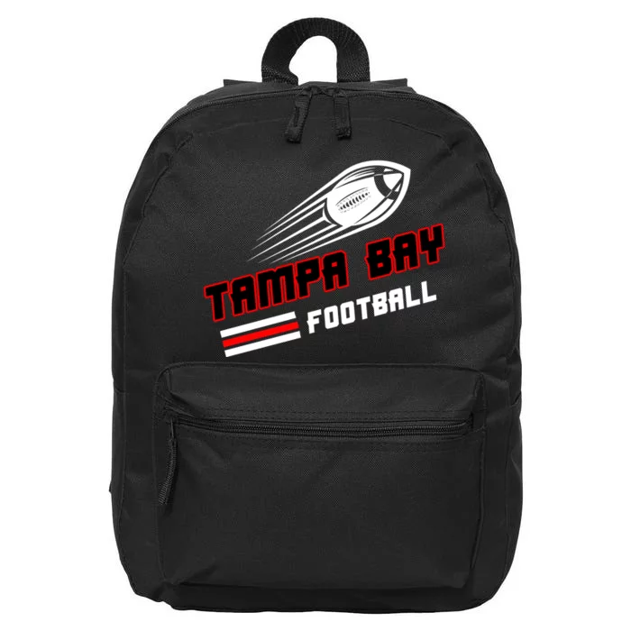 Tampa Bay Football Fan 16 in Basic Backpack