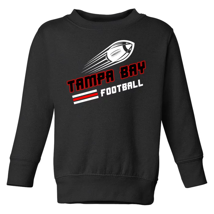 Tampa Bay Football Fan Toddler Sweatshirt