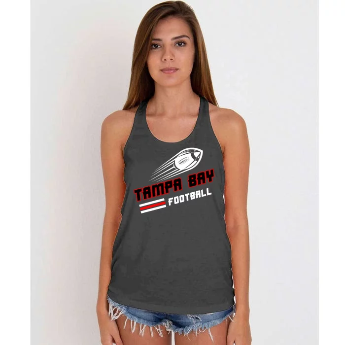 Tampa Bay Football Fan Women's Knotted Racerback Tank