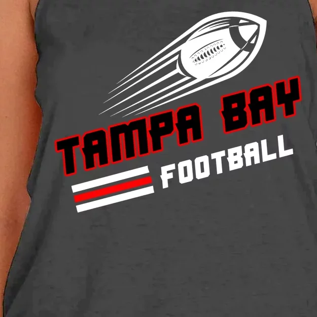 Tampa Bay Football Fan Women's Knotted Racerback Tank