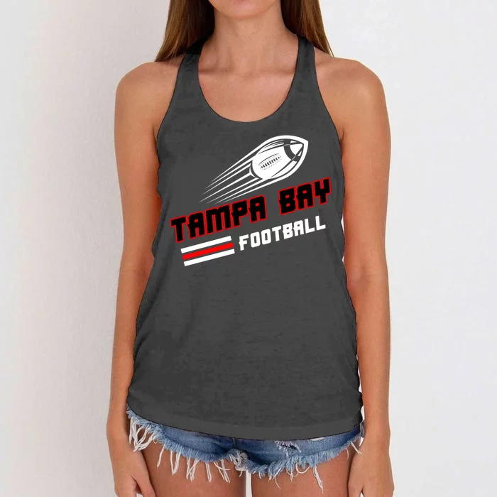 Tampa Bay Football Fan Women's Knotted Racerback Tank