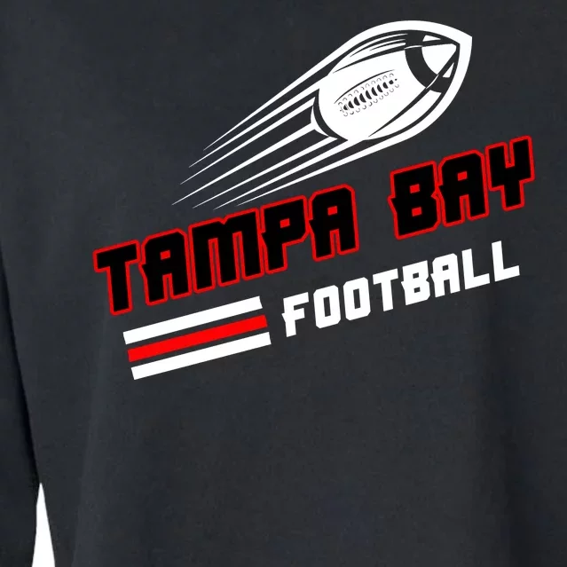 Tampa Bay Football Fan Cropped Pullover Crew