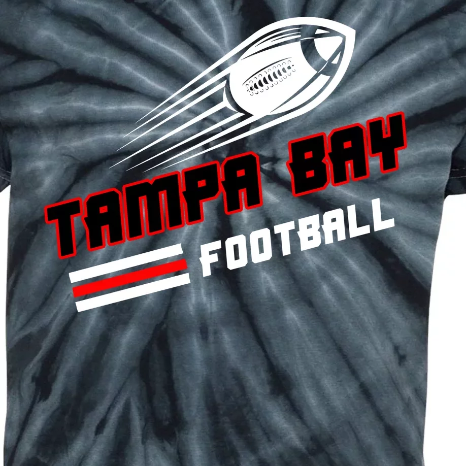 Tampa Bay Football Fan Kids Tie-Dye T-Shirt