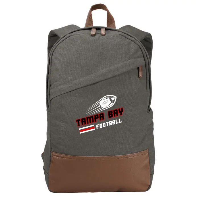 Tampa Bay Football Fan Cotton Canvas Backpack