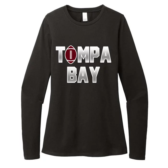 Tampa Bay Football For The Win Womens CVC Long Sleeve Shirt