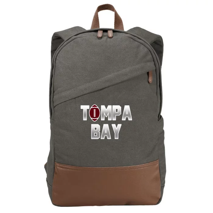 Tampa Bay Football For The Win Cotton Canvas Backpack