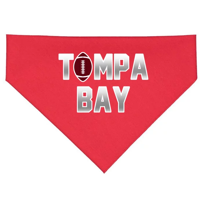 Tampa Bay Football For The Win USA-Made Doggie Bandana