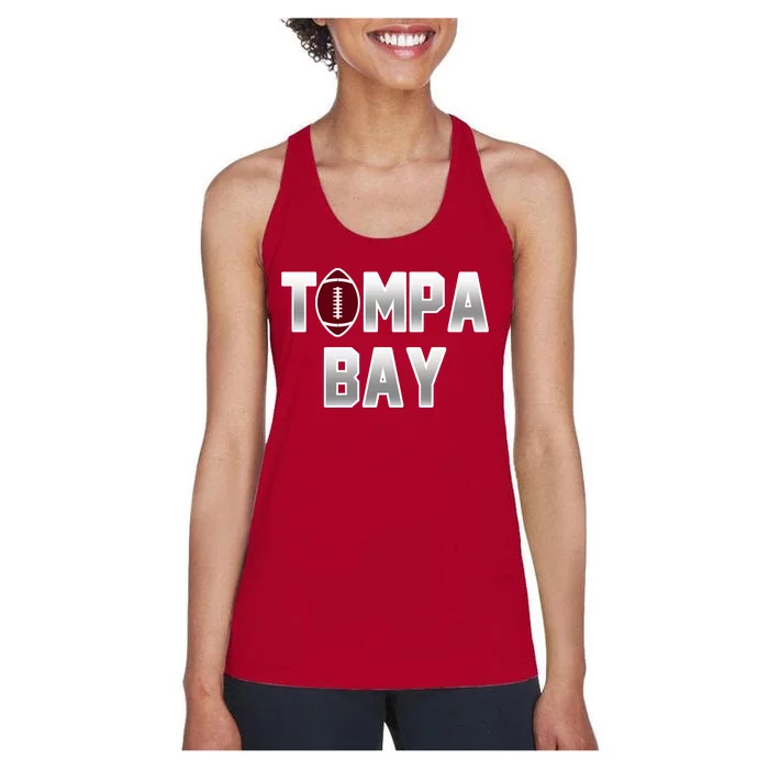 Tampa Bay Football For The Win Women's Racerback Tank