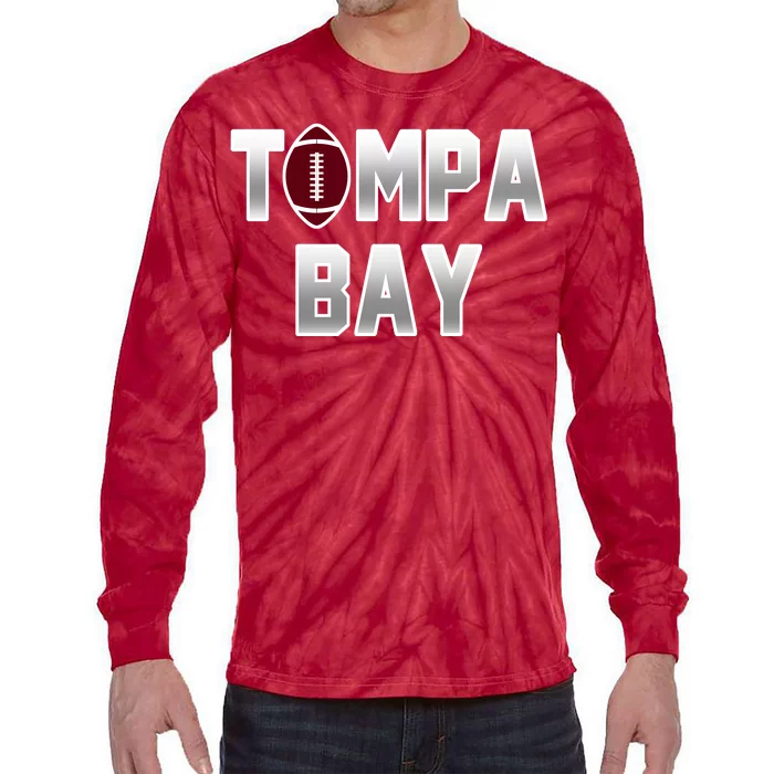 Tampa Bay Football For The Win Tie-Dye Long Sleeve Shirt