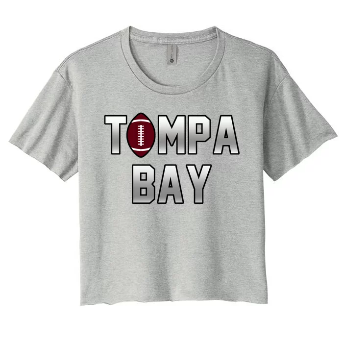 Tampa Bay Football For The Win Women's Crop Top Tee