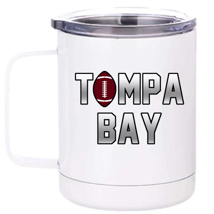 Tampa Bay Football For The Win Front & Back 12oz Stainless Steel Tumbler Cup