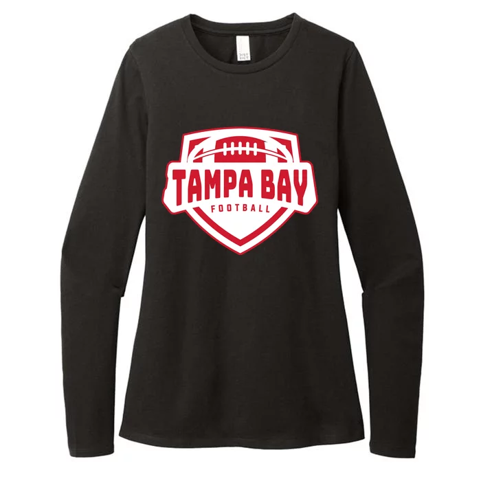 Tampa Bay Football Shield Womens CVC Long Sleeve Shirt