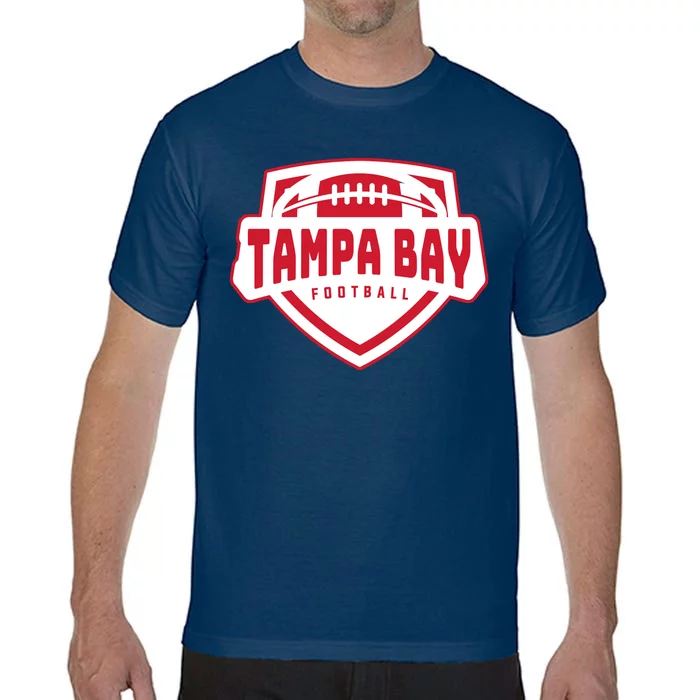 Tampa Bay Football Shield Comfort Colors T-Shirt