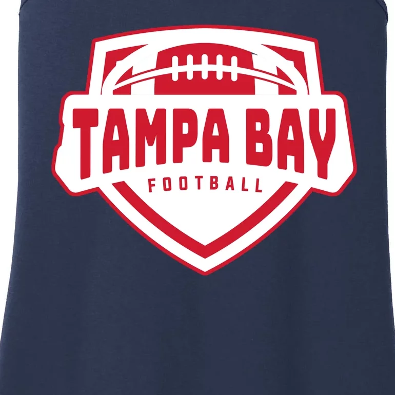 Tampa Bay Football Shield Ladies Essential Tank