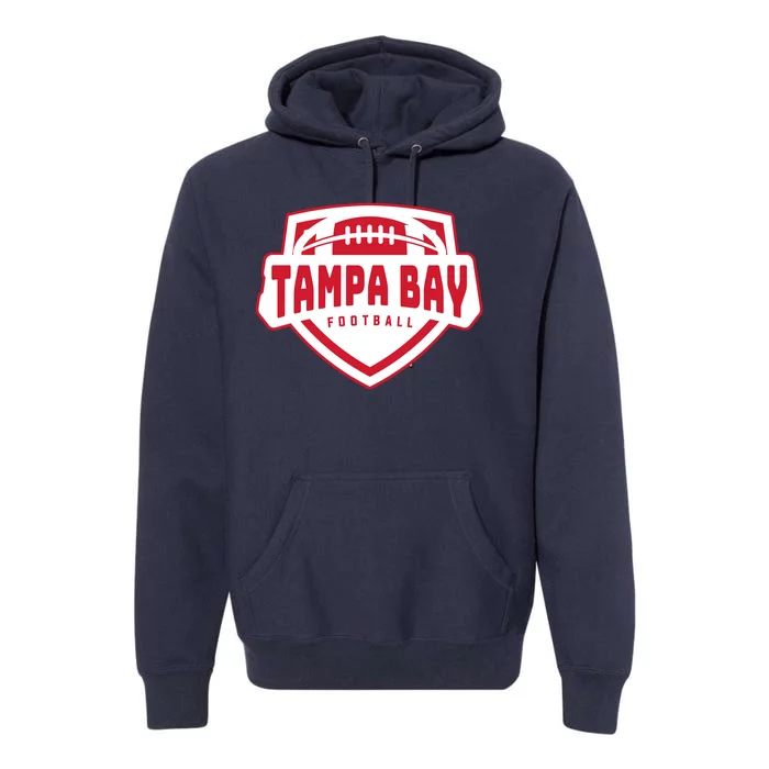 Tampa Bay Football Shield Premium Hoodie