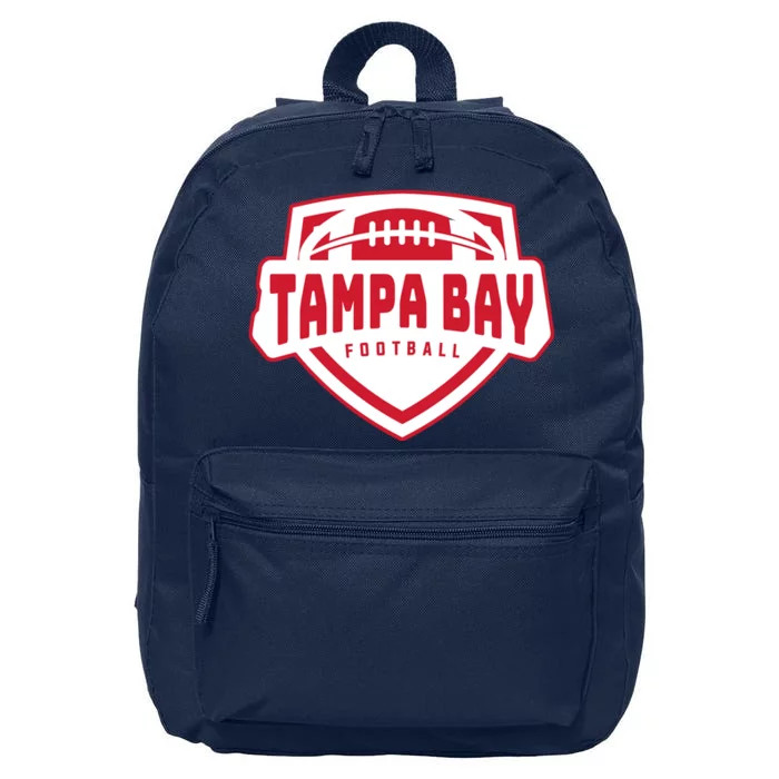 Tampa Bay Football Shield 16 in Basic Backpack