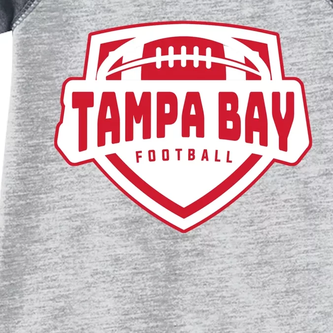 Tampa Bay Football Shield Infant Baby Jersey Bodysuit