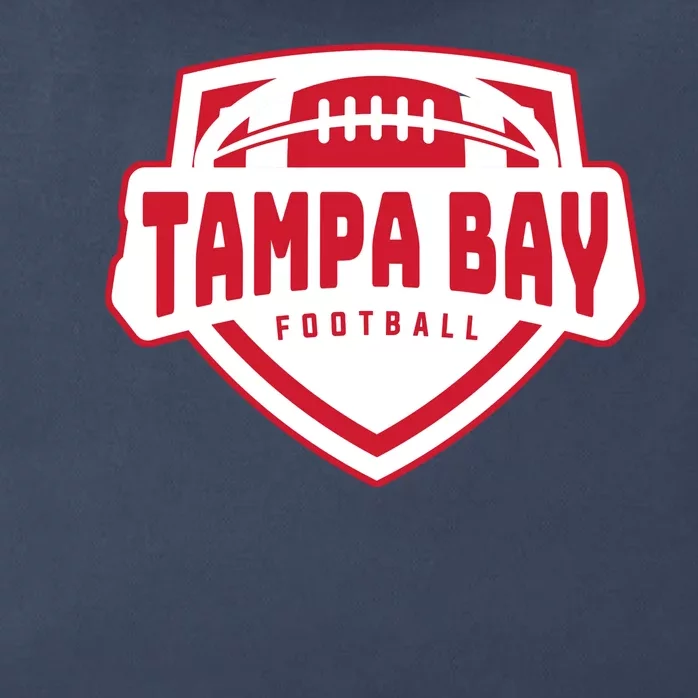 Tampa Bay Football Shield Zip Tote Bag