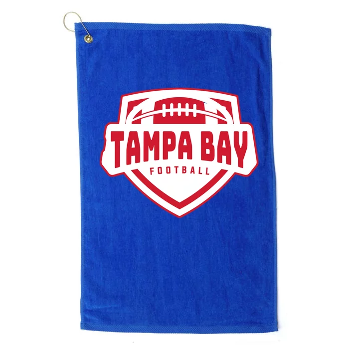 Tampa Bay Football Shield Platinum Collection Golf Towel