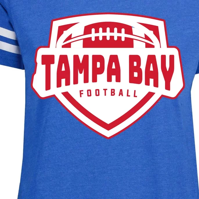 Tampa Bay Football Shield Enza Ladies Jersey Football T-Shirt