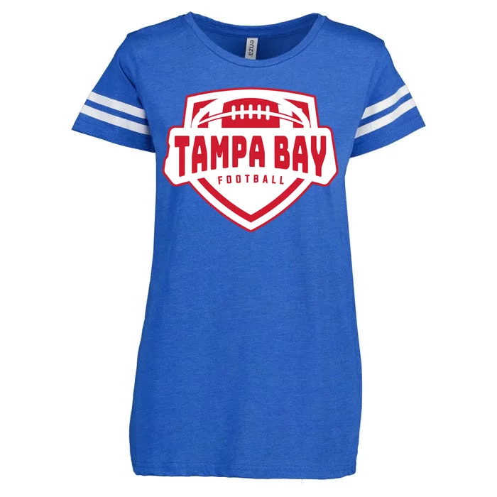 Tampa Bay Football Shield Enza Ladies Jersey Football T-Shirt