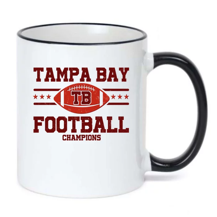 Tampa Bay TB Football Champions Black Color Changing Mug